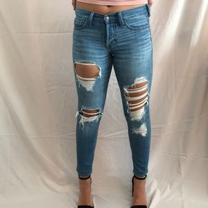 Hollister Low Rise Boyfriend Denim